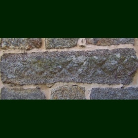 Pedras reticuladas na igrexa de Eiras